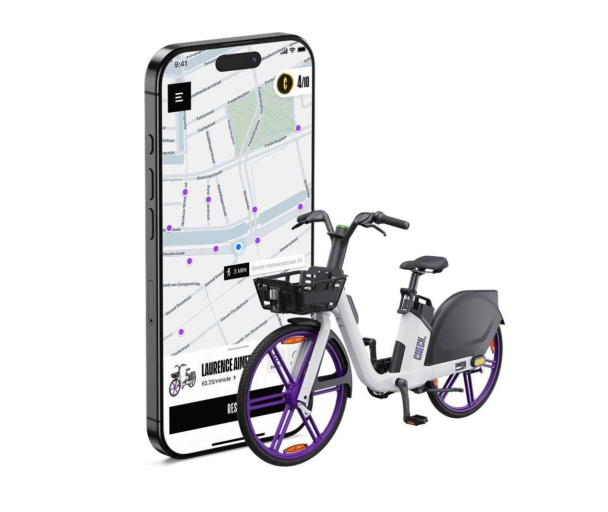 Bikes in the Check. app